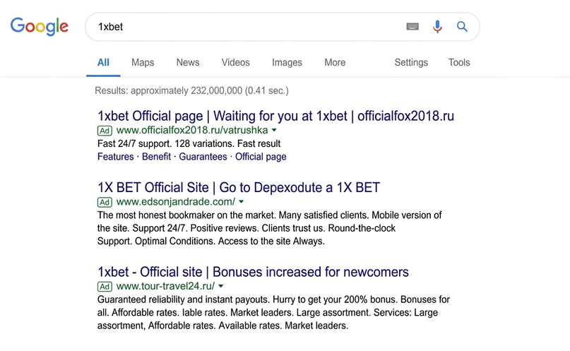 gambling Google Ads