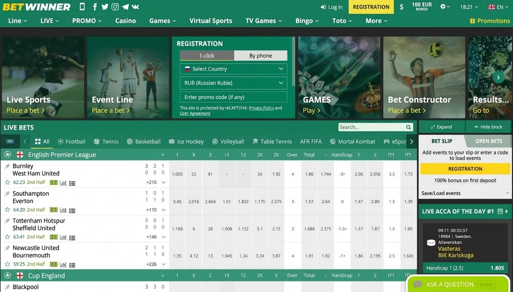 Betwinner Sportsbook