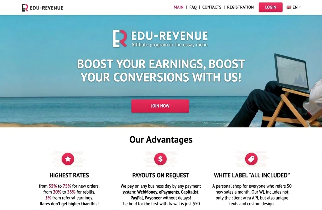 Edu-Revenue Essay Affiliate Program Review
