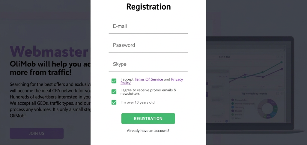 OliMob Registration