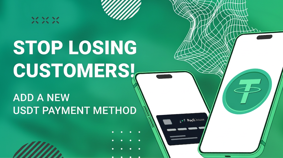 Accept USDT payments with Pay2.House