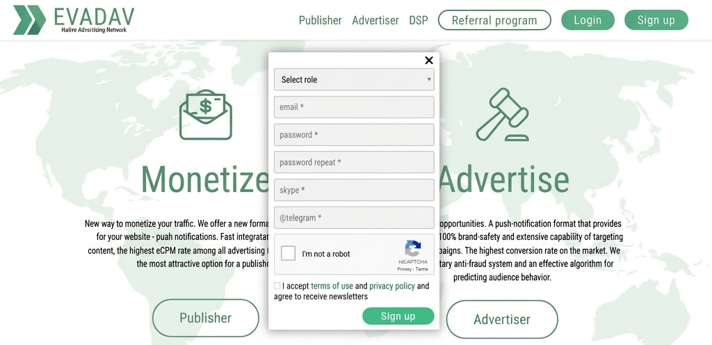 EvaDav Ad Network Review