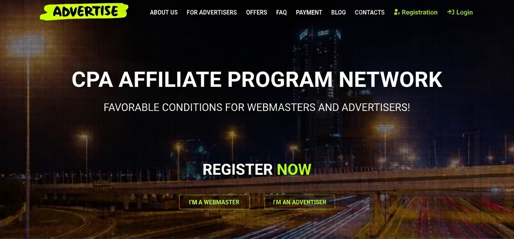 Advertise affiliate program review