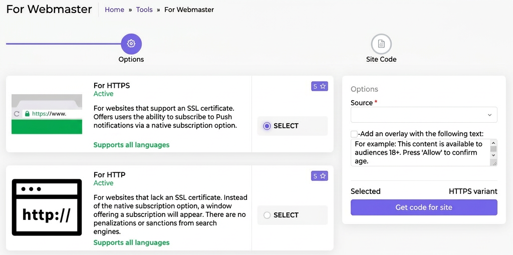 Pushey.Net for Publishers