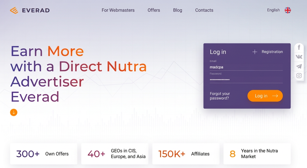 Everad Nutra Affiliate Network Review