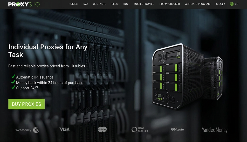 Proxys.io proxy service