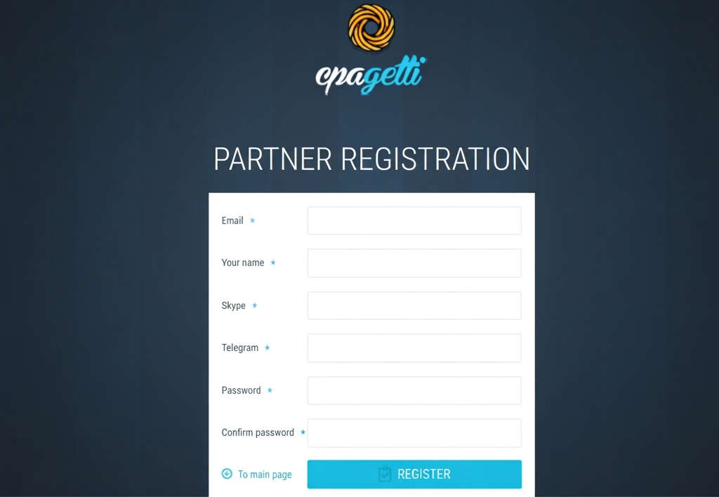 Cpagetti Registration