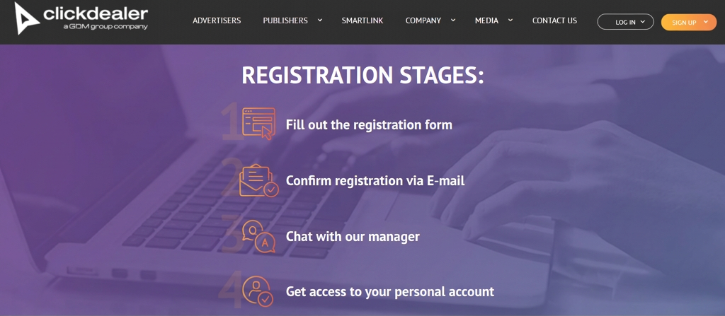 ClickDealer Registration