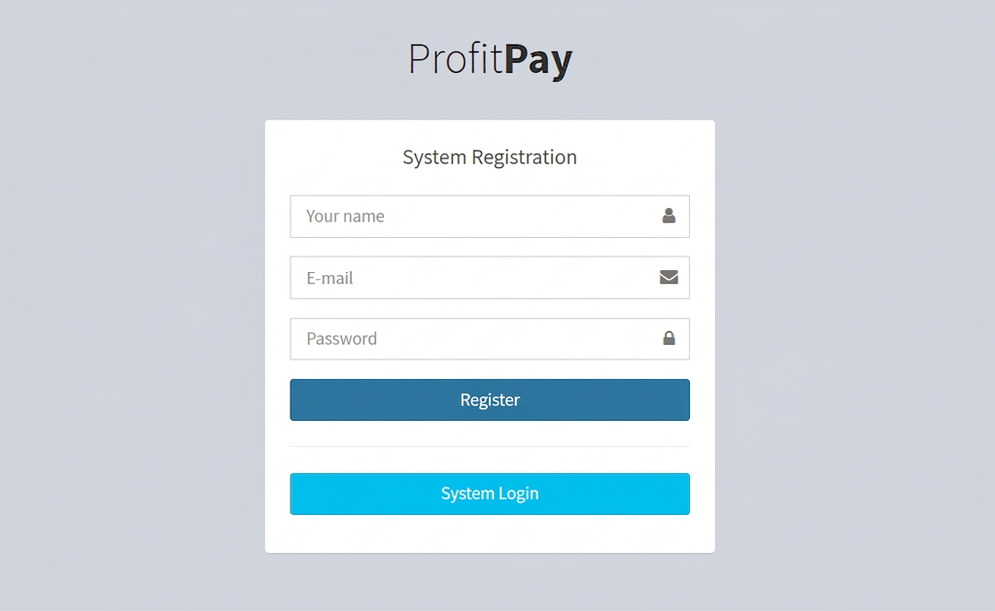 ProfitPay registration