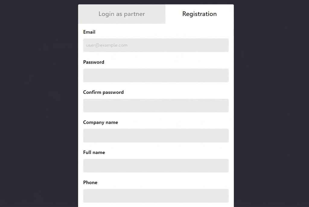 CryptoBoss affiliate registration