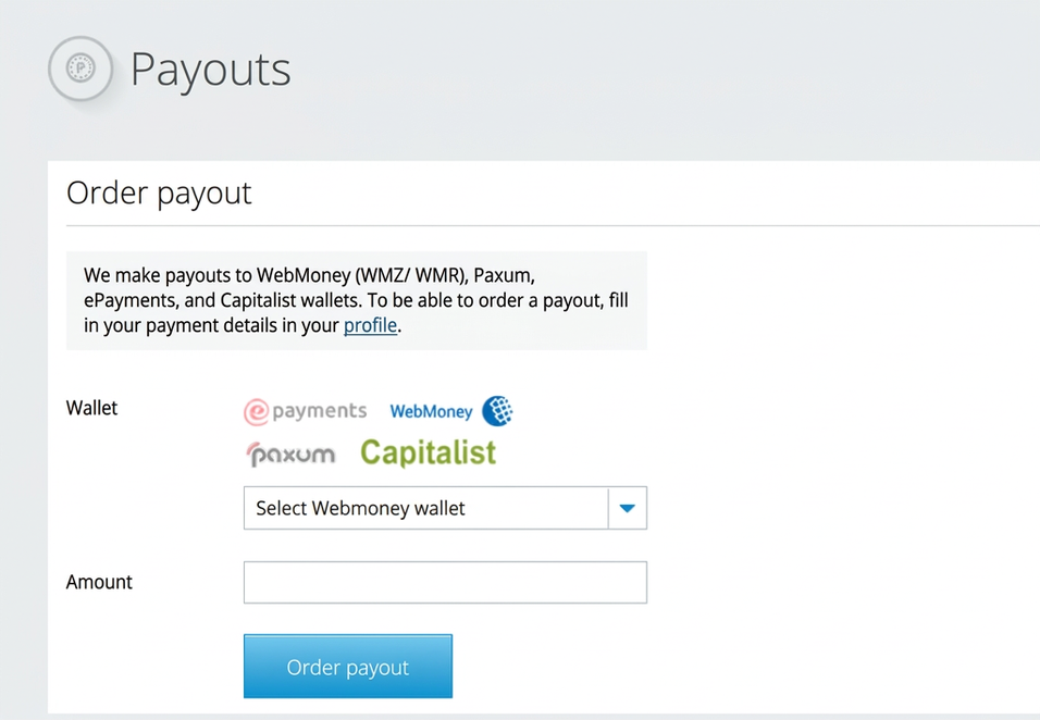 Shakes.mobi Payouts