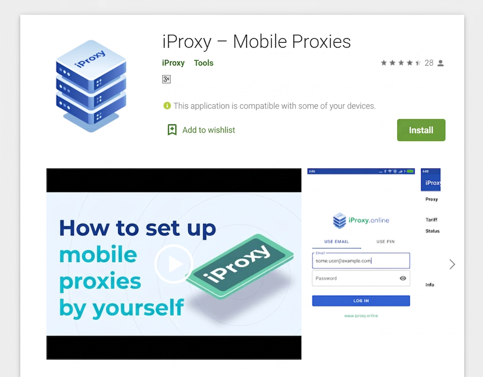mobile proxies app
