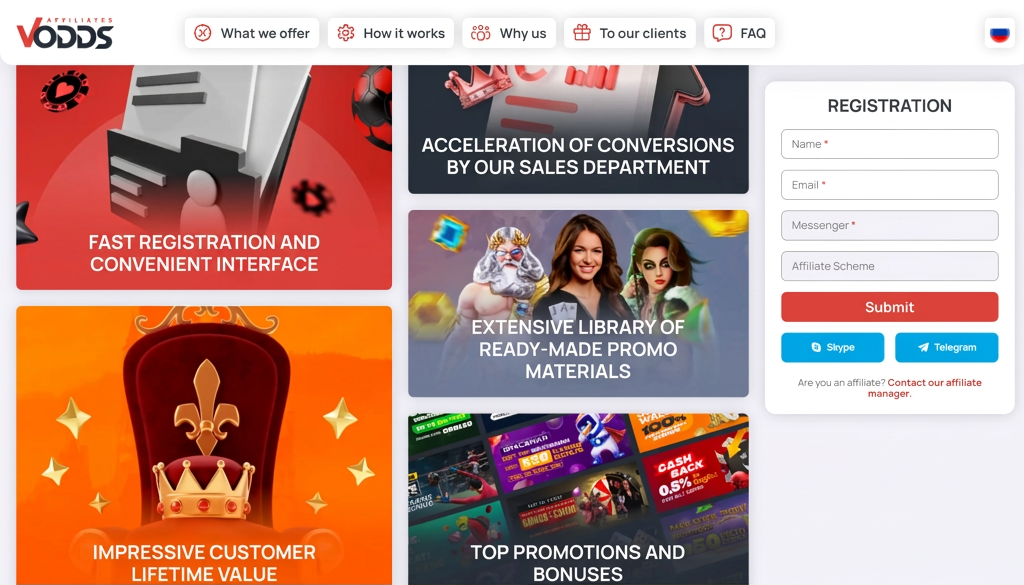 VOdds affiliate program review