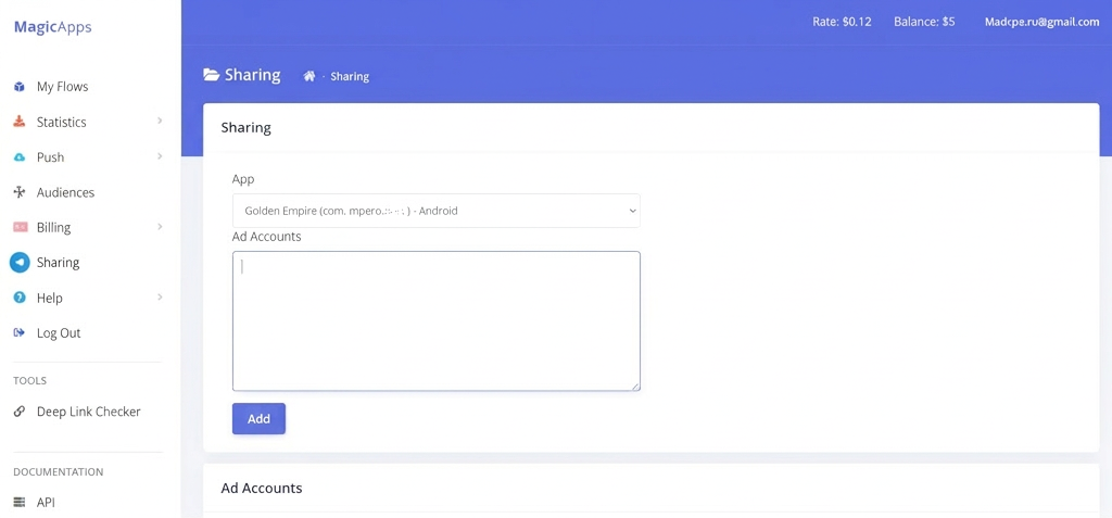 MagicApps Dashboard