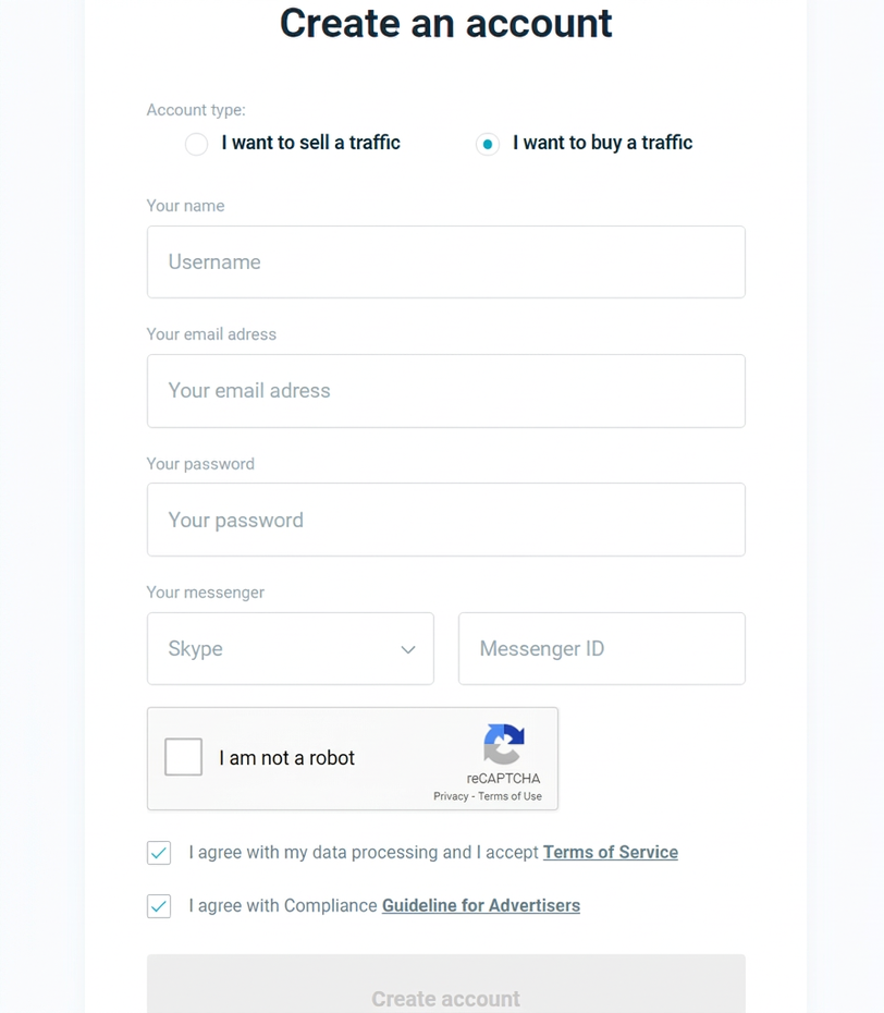 Clickaine registration