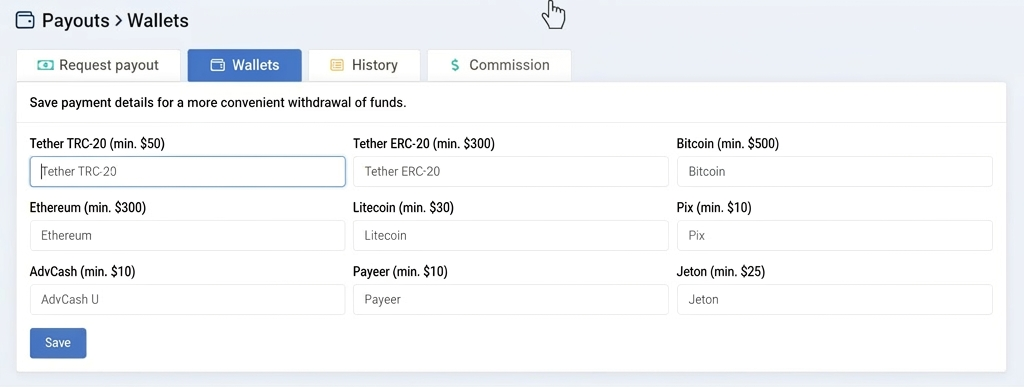 Pocket Partners payouts