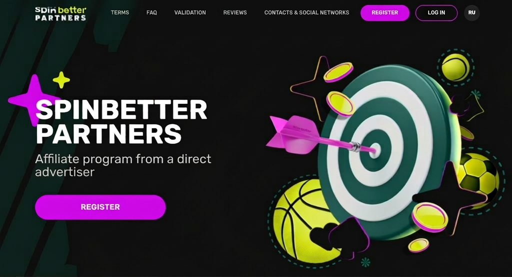 SpinBetter Partners affiliate program review