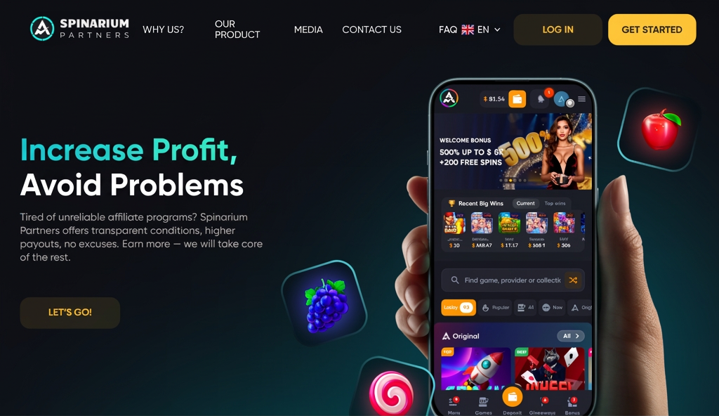 Spinarium Partners registration