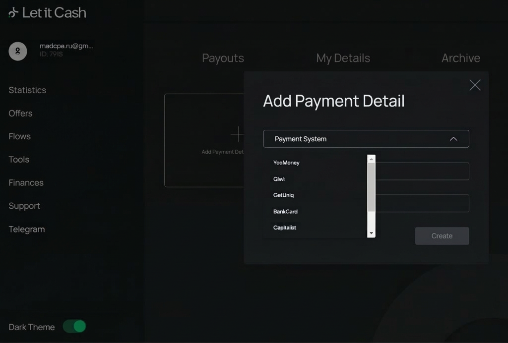 LetIt.Cash Payouts