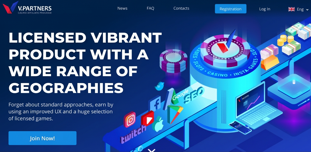 V.Partners Gambling Affiliate Program Review