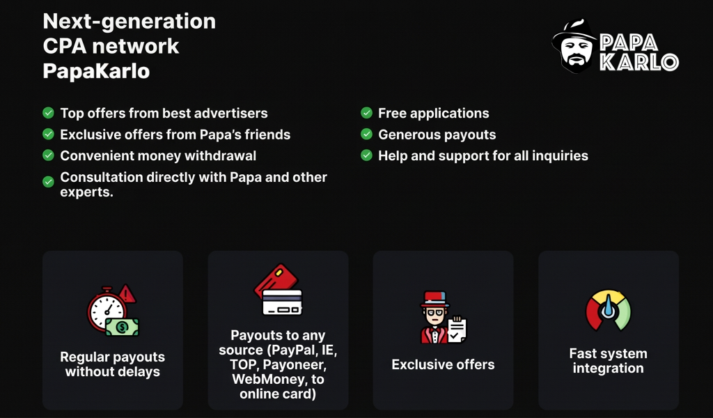 Обзор партнерки PapaKarlo