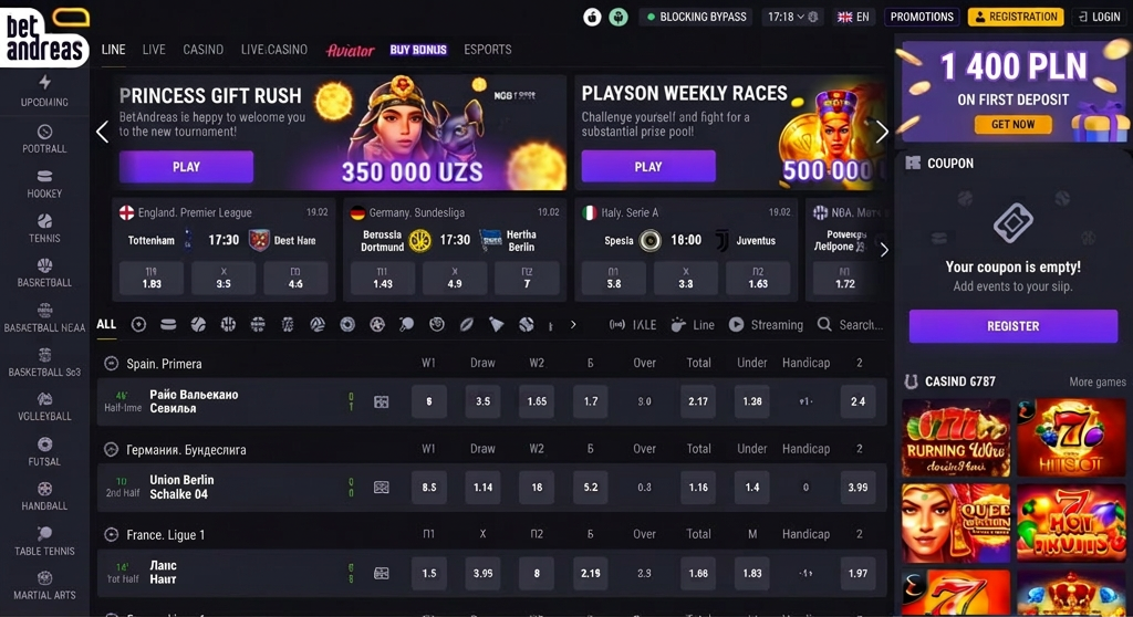 BetAndreas affiliate