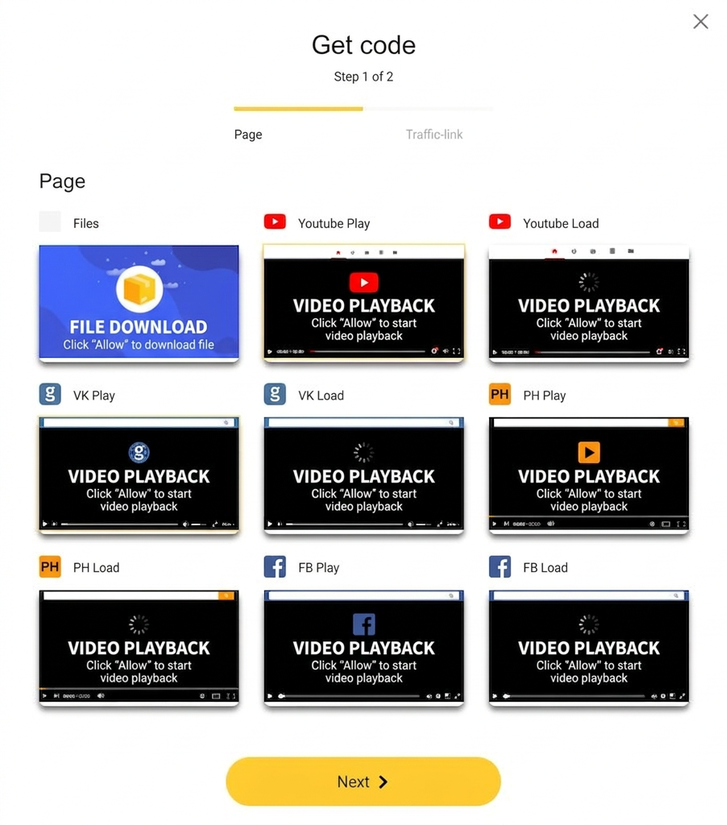 Push.Show for media buyers