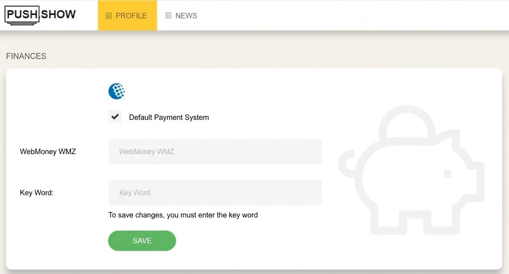 Push.Show Payouts