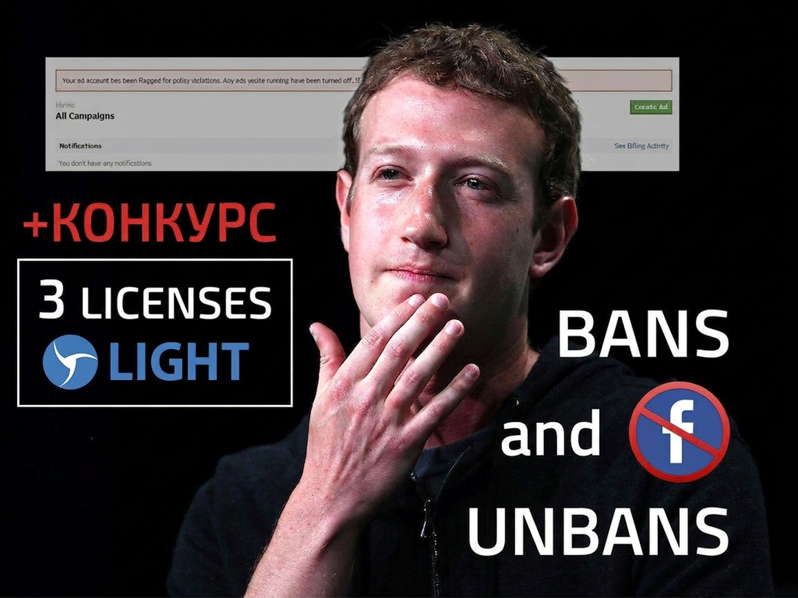 Facebook Account Bans and Unbans + Contest