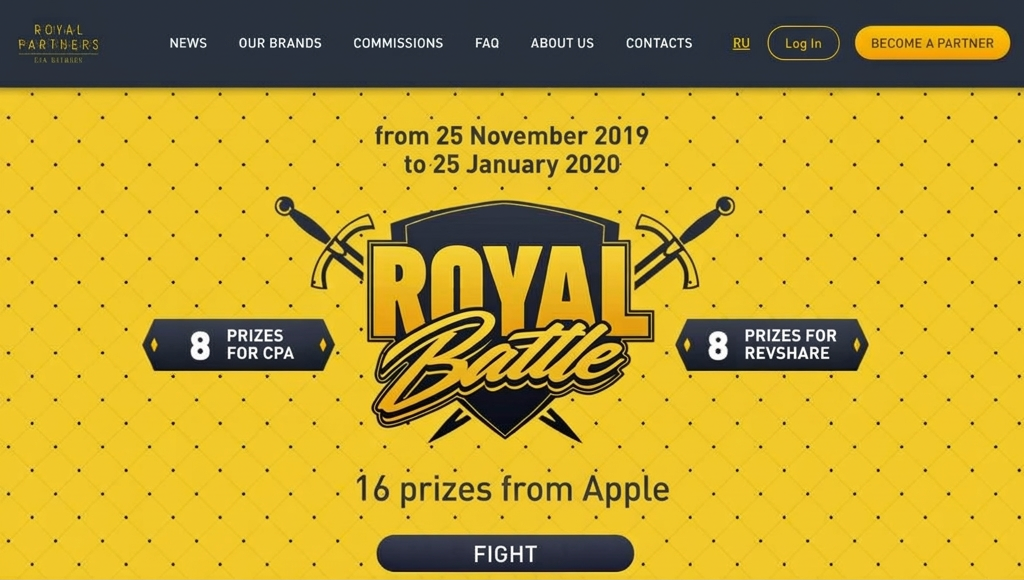 Royal Partners Gambling Affiliate Program Review