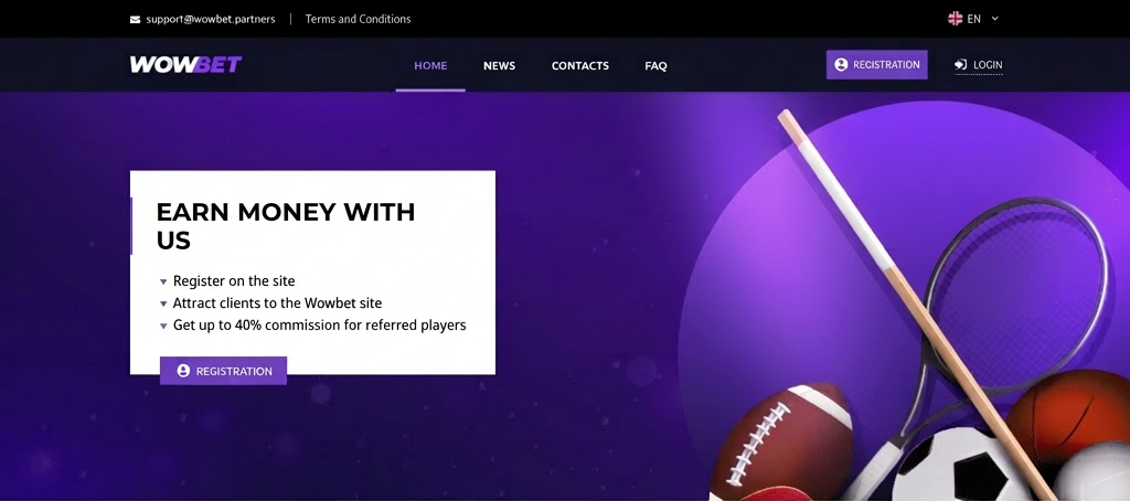 WowBet Partners affiliate program