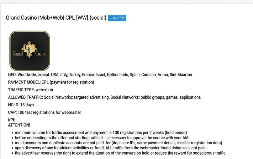 Case Study: Gambling Campaign with Megapu.sh Targeting Egypt and Pakistan